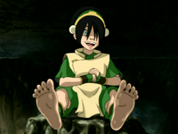 Toph trazando su venganza