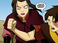 Zuko holding Azula back