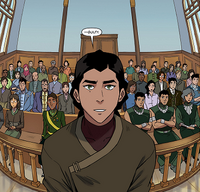 Following the  , Kuvira decided to enter a new guilty plea.