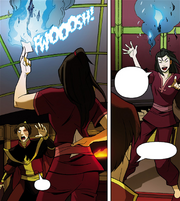 Azula verbrennt Ursas Briefe