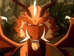 Đầu rồng thể hiện sự ảnh hưởng từ văn hóa Trung Hoa.