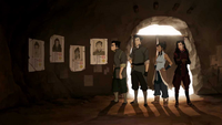 Team Avatar and their wanted posters