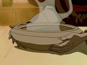 Haoke places the soup on the table, and serves Senlin.