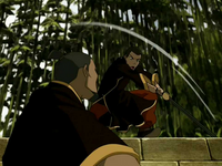 Piandao fights Sokka