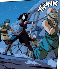 Despite being outnumbered, June fought .