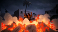 Ghazan creates lava