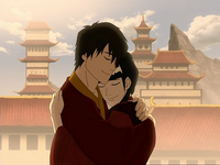 Zuko hugs Mai