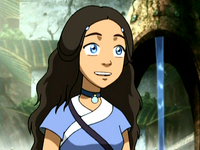 Katara sonriendo