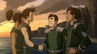 Bolin and Baraz shaking hands