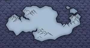 South Pole region map