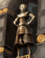 Toph's statue