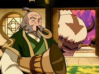 Iroh plays the tsungi horn