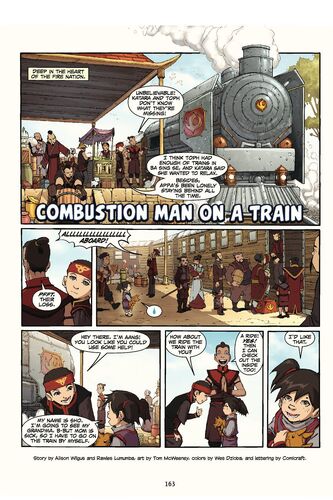 Combustion Man on a Train 1