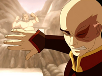 Zuko sees Iroh bathing