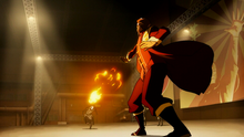 Zolt el Relámpago haciendo Fuego Control
