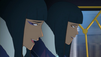 Desna and Eska laughing