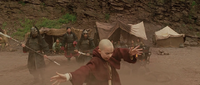 Film - Aang at Earth Kingdom prison