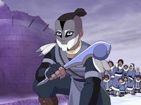 Sokka with war paint