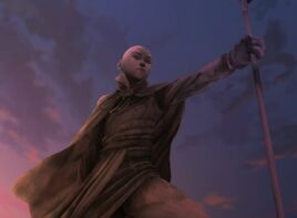 Aang Gedächnisstatue