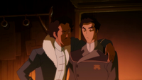 Varrick trying to bribe Mako