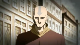 Tired adult Aang