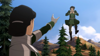 Kuvira threatens Varrick