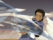 Katara fighting Mai