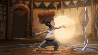 Young Korra waterbending