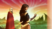 Korra deja el portal abierto