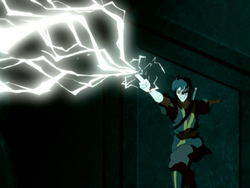 Zuko redirige el rayo de Ozai