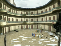 Northern Air Temple courtyard