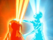 Aang nimmt Ozai das Feuerbändigen, durch Energiebändigen