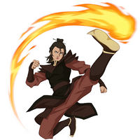 Rangi firebending kick