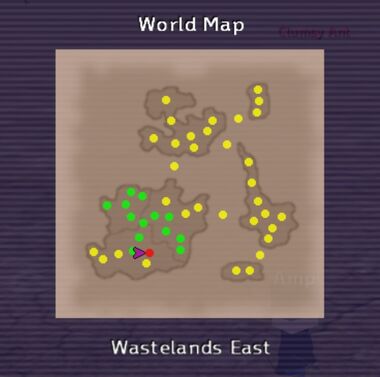 Wastelands East World Map