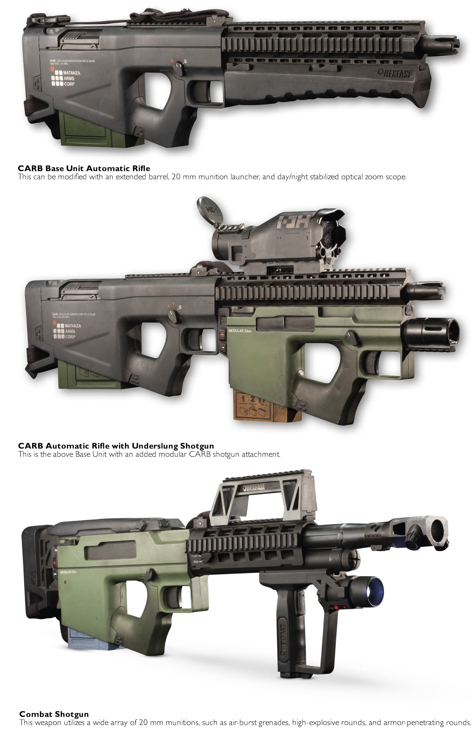 CARB weapon system, Avatar: Initium Wiki