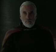 Christopher Lee as Count Dooku