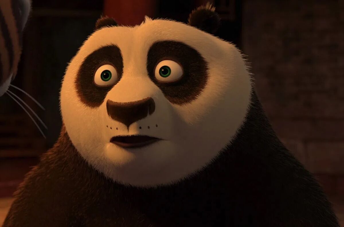 kung fu panda face close up