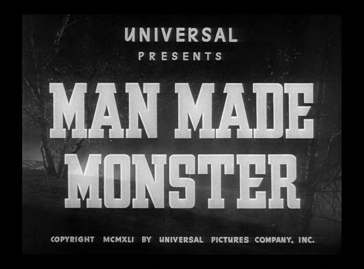 Man or monster. The man who made a Monster.