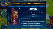 Shuri's profile during the Black Panther Event