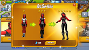 Red She-Hulk in the Avengers Shop