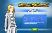 Character Recruited! Agent 13