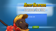 Outfit Unlocked! Labrador Iron Man