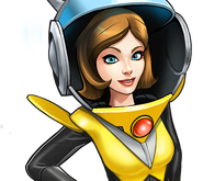 Retro-Futuristic Wasp Icon