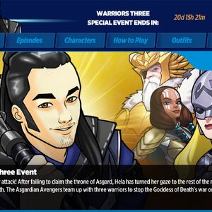 Warriors Three Special Event Avengers Academy Wikia Fandom 10 asgardians age extremely slowly. warriors three special event avengers