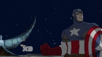 Captain America was hit by Thanos