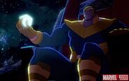 Thanos with the Tesseract