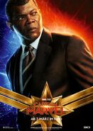 Captain Marvel deutsches Charakterposter Nick Fury