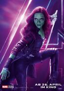 Avengers - Infinity War - Deutsches Gamora Poster