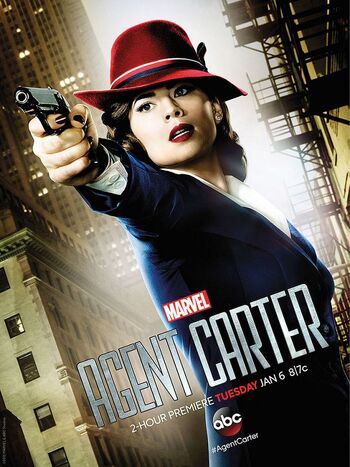 Agent Carter 2 Stunden Premiere Promoposter