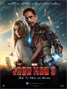 Iron Man 3 deutsches Charakterposter Iron Man und Pepper